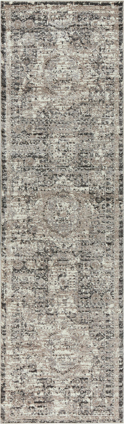 Transitional rug runner, 2' x 8'.