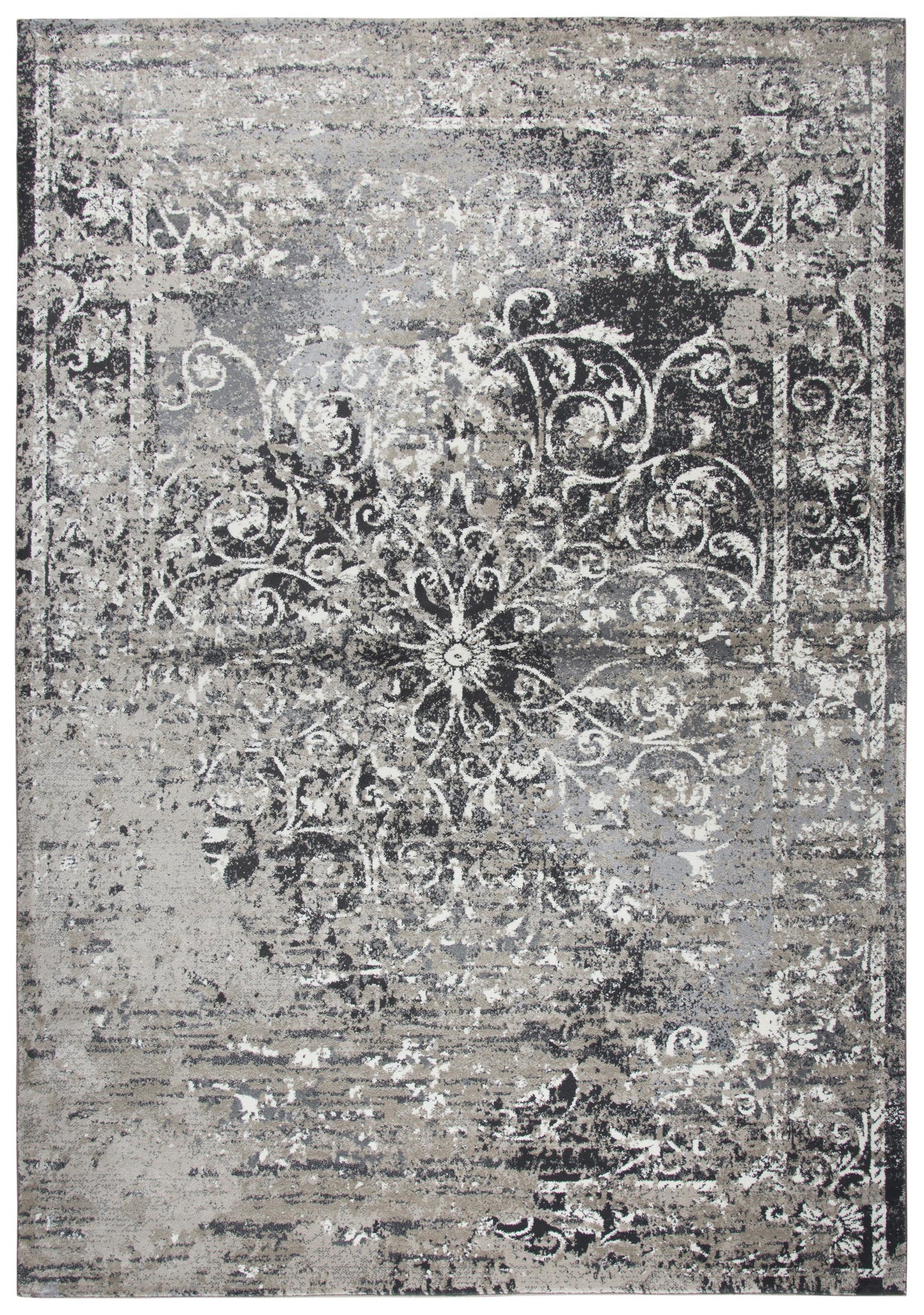 Transitional rug, 10' x 13'.