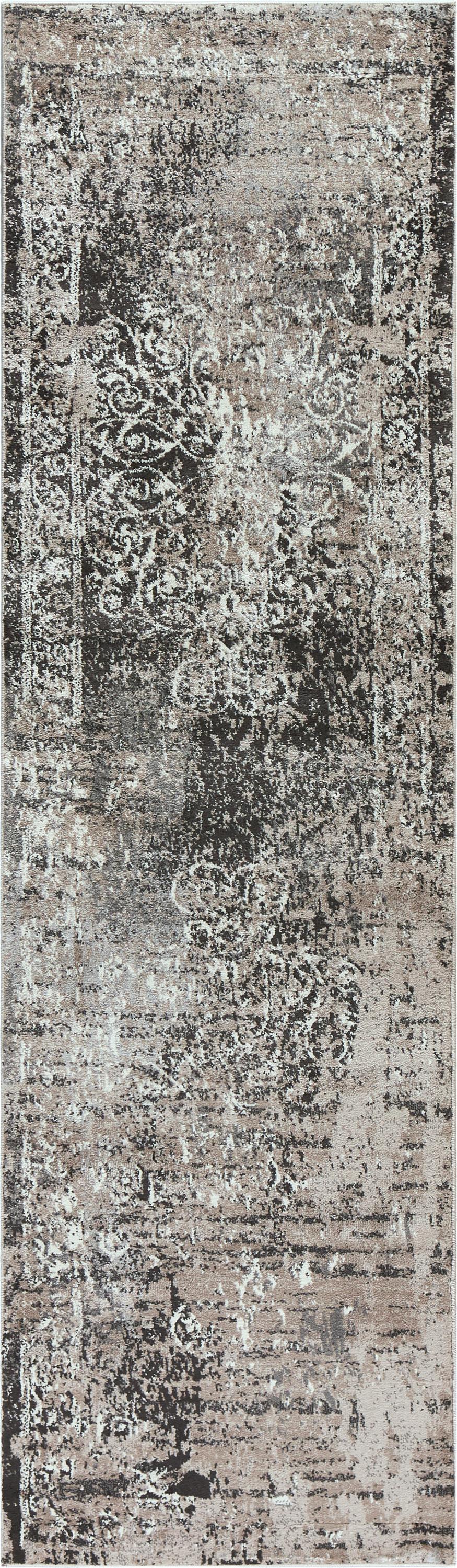 Transitional rug, 2' x 8' runner.