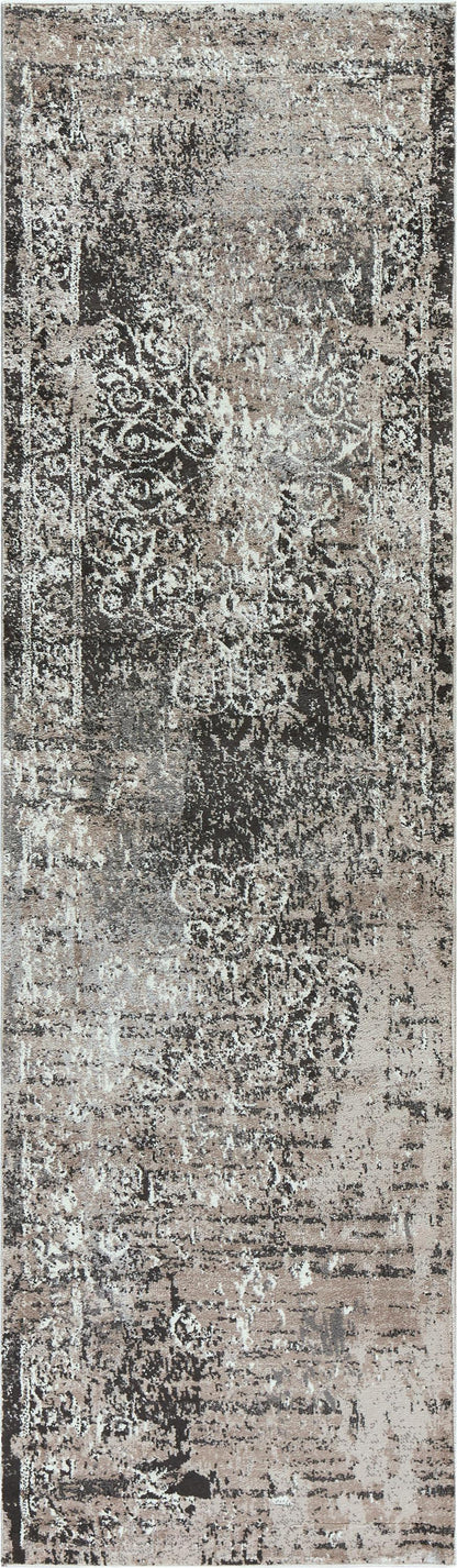Transitional rug, 2' x 8' runner.