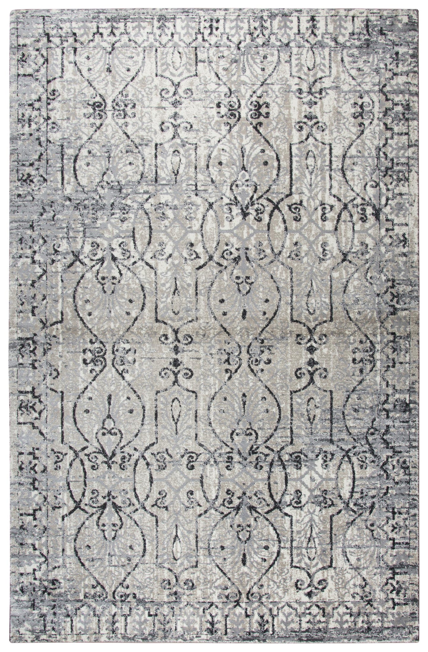 Transitional rug, 3' x 5'.