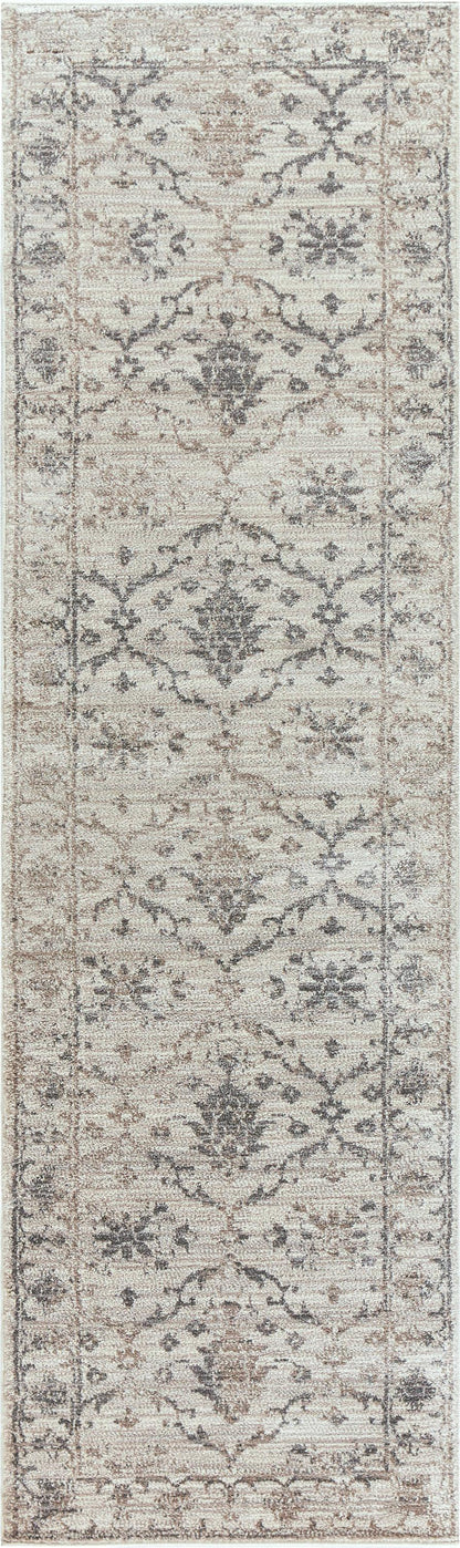 Transitional runner rug, 2' x 8'.