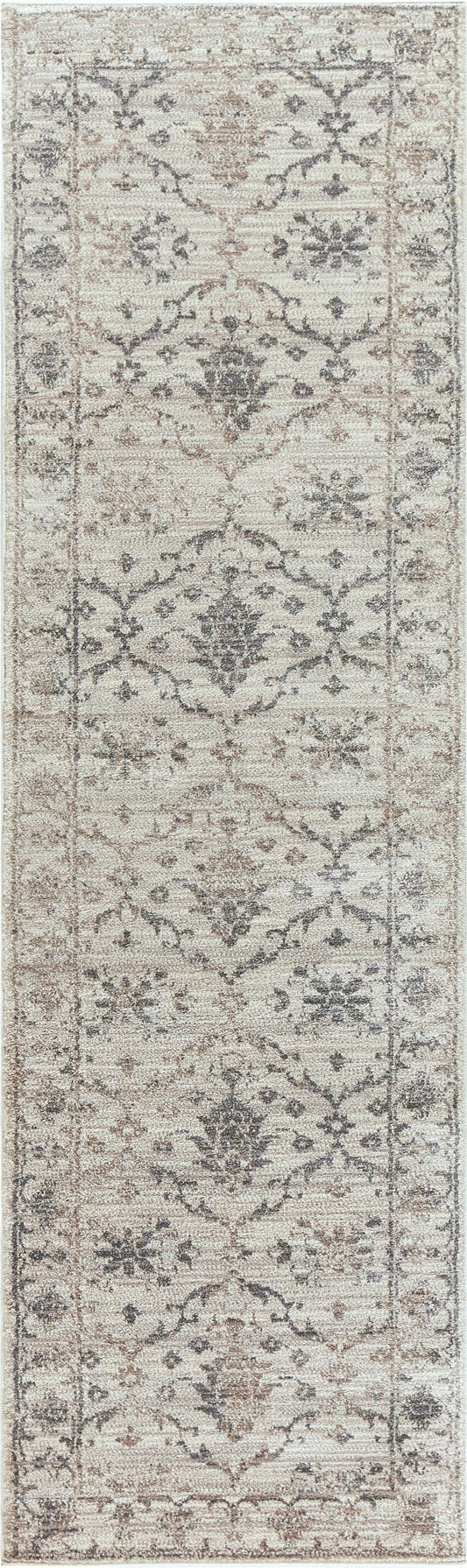 Transitional runner rug, 2' x 8'.