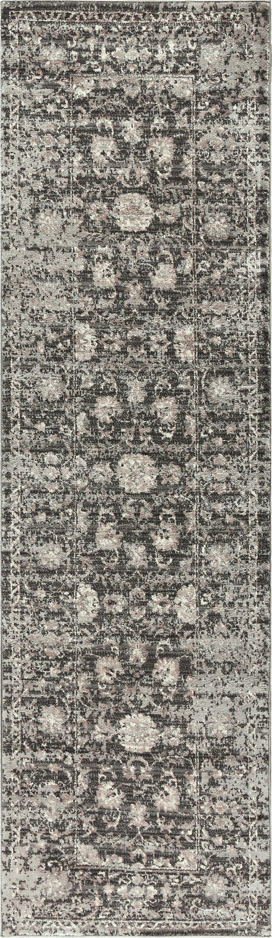 Transitional runner rug, 2' x 8'.
