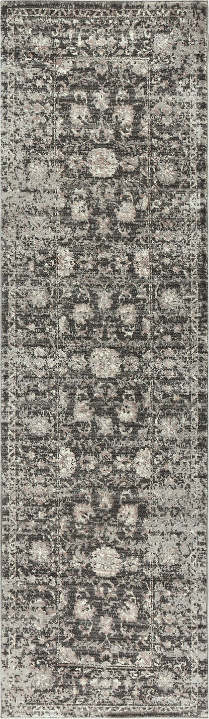 Transitional runner rug, 2' x 8'.