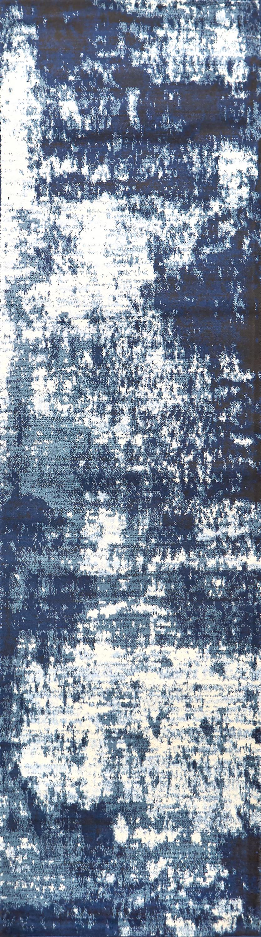 Contemporary runner rug, 2' x 8'.