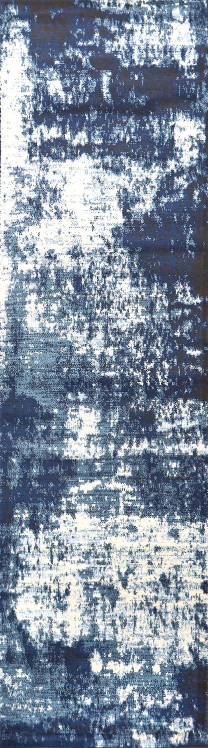 Contemporary runner rug, 2' x 8'.