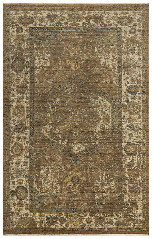 Platinum transitional rug, 2' x 3'.