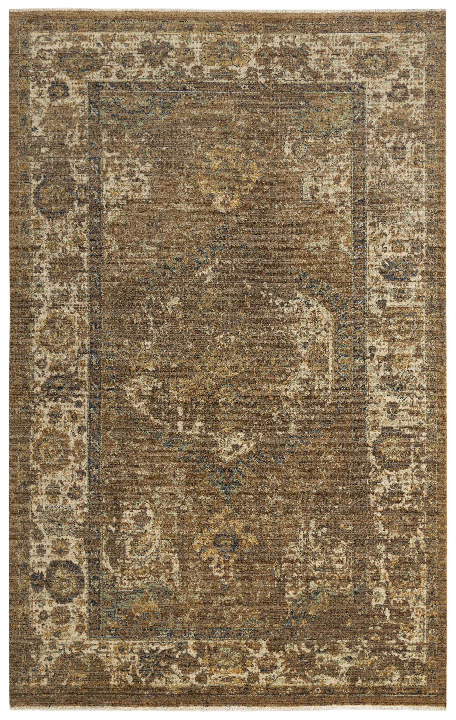 Platinum transitional area rug, 9' x 12'.