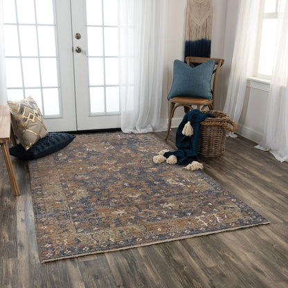 Platinum transitional rug, 9' x 12'.