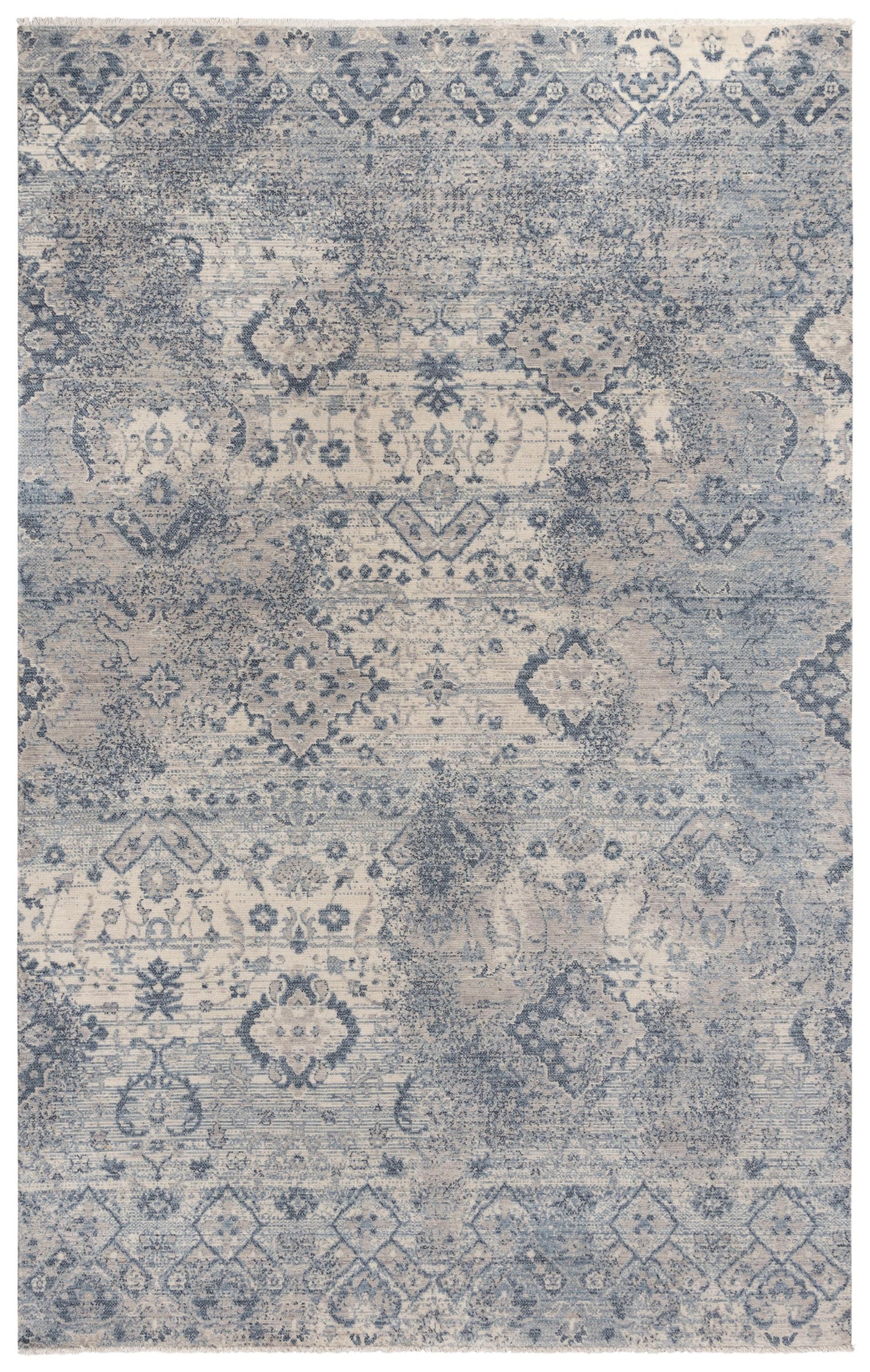 Platinum transitional rug, 9' x 12'.