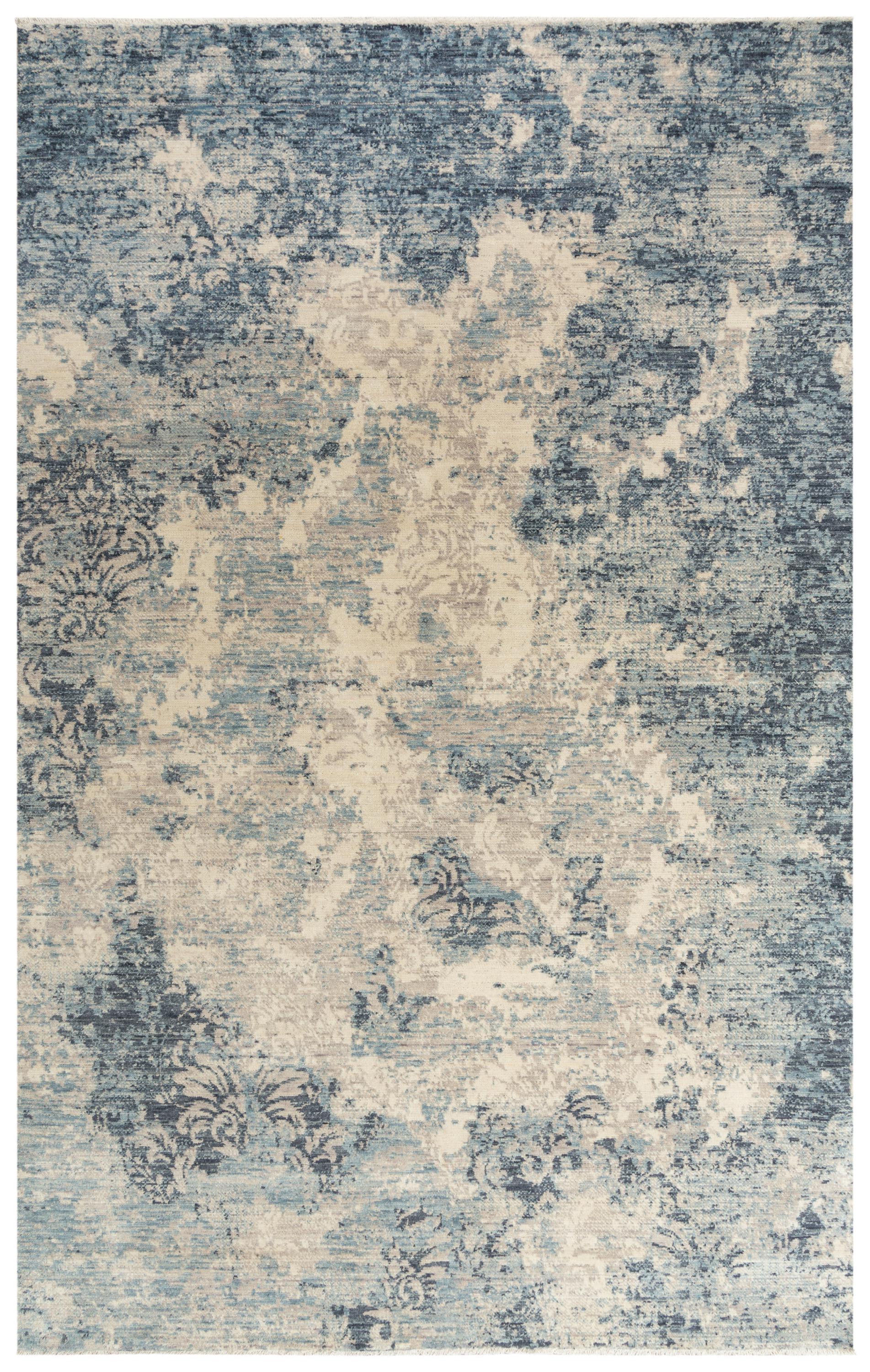Platinum transitional area rug, 2' x 3'.