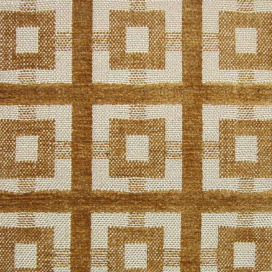 SCALAMANDRE OUTLET  FABRIC WELLINGTON SQUARE  FABRIC COPPER   - PN 92073465