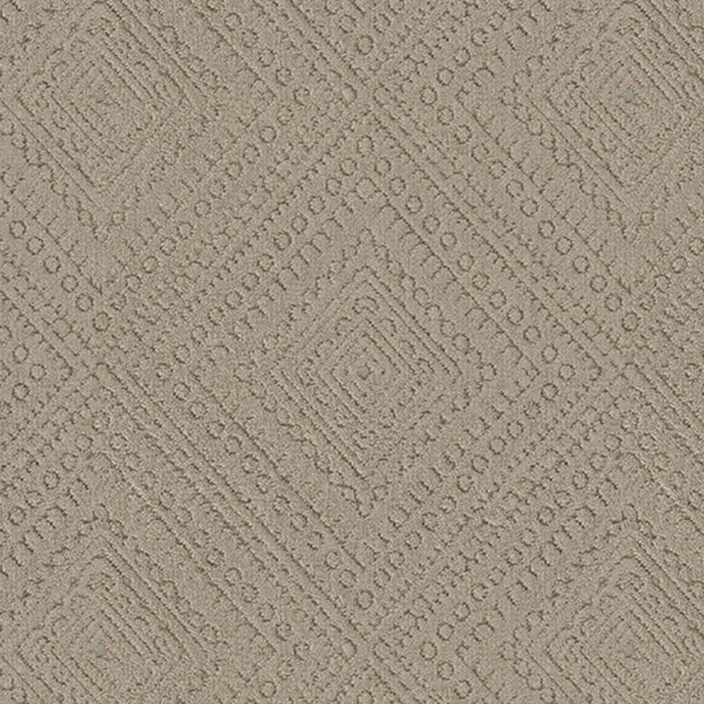 Diamond Grey/Silver velvet-textured fabric with a geometric diamond pattern and raised detailing.