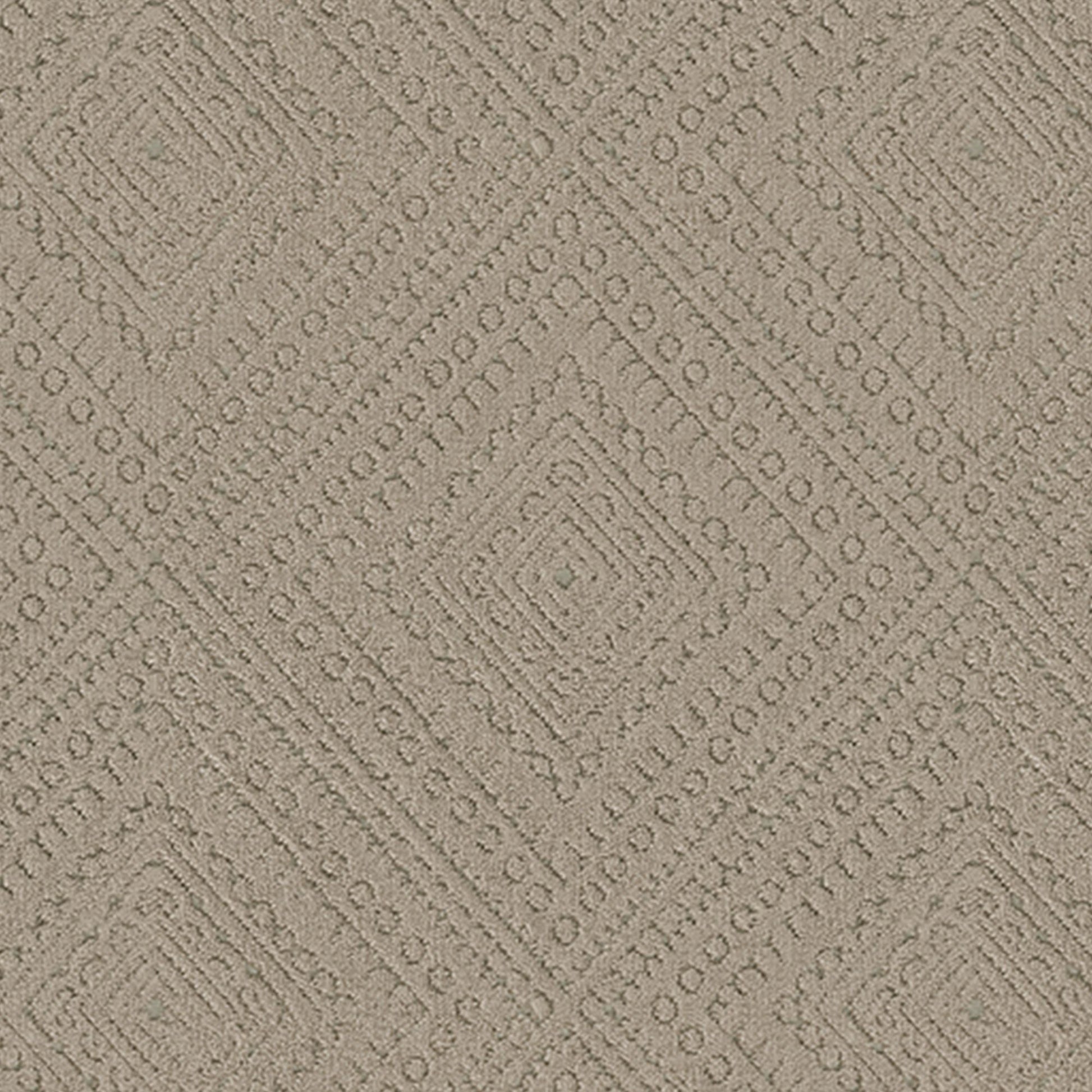 Diamond Grey/Silver velvet-textured fabric with a geometric diamond pattern and raised detailing.