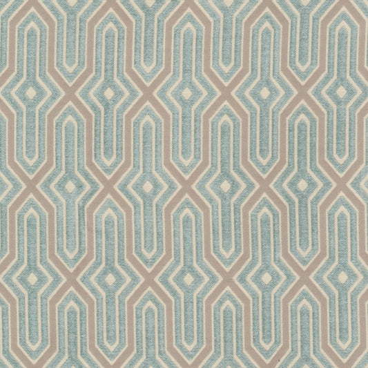 STOUT TEXTILES  UPHOLSTERY,CHENILLE TRANSITIONAL,, GEOMETRIC OPAL   - POIS-1