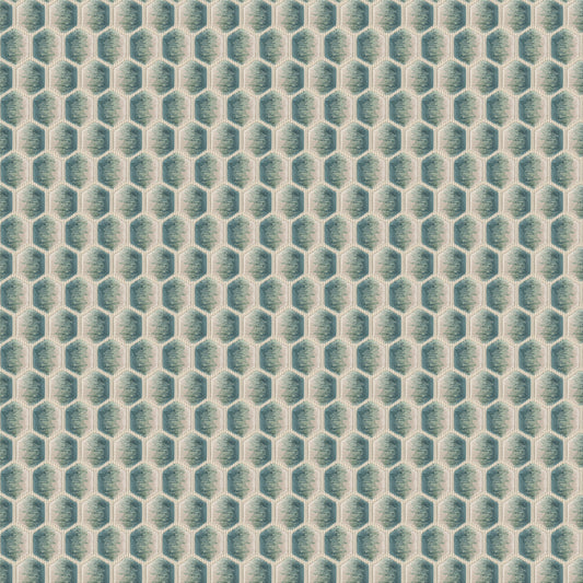 STOUT TEXTILES  UPHOLSTERY,VELVET  TURQUOISE   - PORZ-3