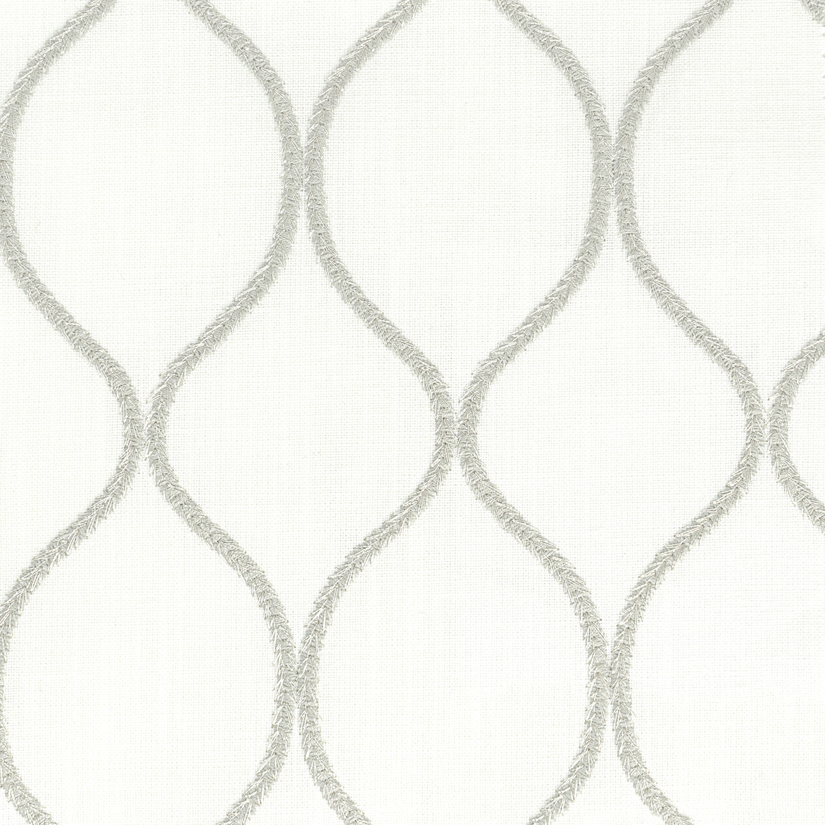 STOUT TEXTILES  MULTIPURPOSE,EMBROIDERIES TRADITIONAL, OGEE SILVER,CHROME   - POST-3