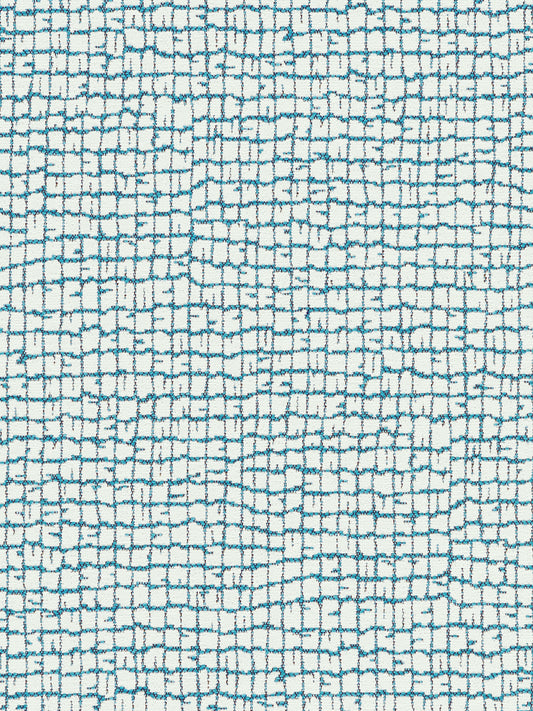 SCALAMANDRE  TROYA BEACH FABRIC TURQUOISE   - PO 0005TROY