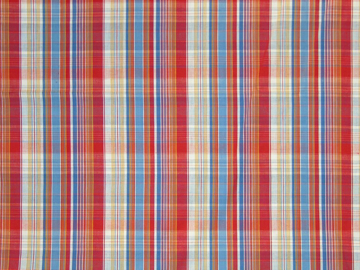 SCALAMANDRE OUTLET  FABRIC SEATON  FABRIC BLUE, ORANGE   - PQ 00011799