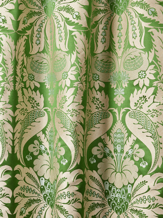 SCALAMANDRE  ESTATE DAMASK FABRIC PALM   - PQ 00011865