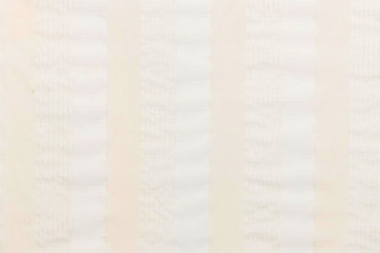 SCALAMANDRE OUTLET  FABRIC CLARENDON SHEER  FABRIC CREAM   - PQ 00011886