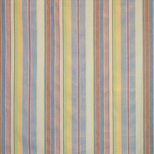 SCALAMANDRE OUTLET  FABRIC SCANDINAVIAN STRIPE  FABRIC MULTI   - PQ 00011973 NEW SKU # PQ19730001