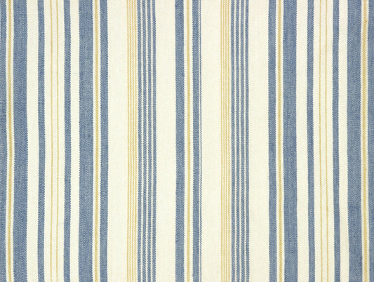 SCALAMANDRE OUTLET  FABRIC KOTIDO STRIPE  FABRIC BLUE   - PQ 00091013