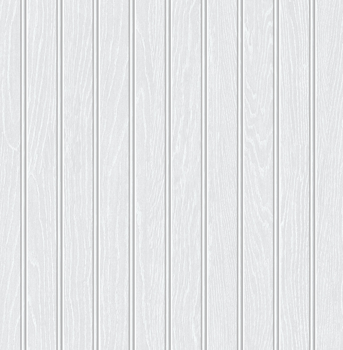 Seabrook Designs Prepasted Online Faux Beadboard Prepasted Wood Farmhouse Grey Matte Sidewall - PR11800