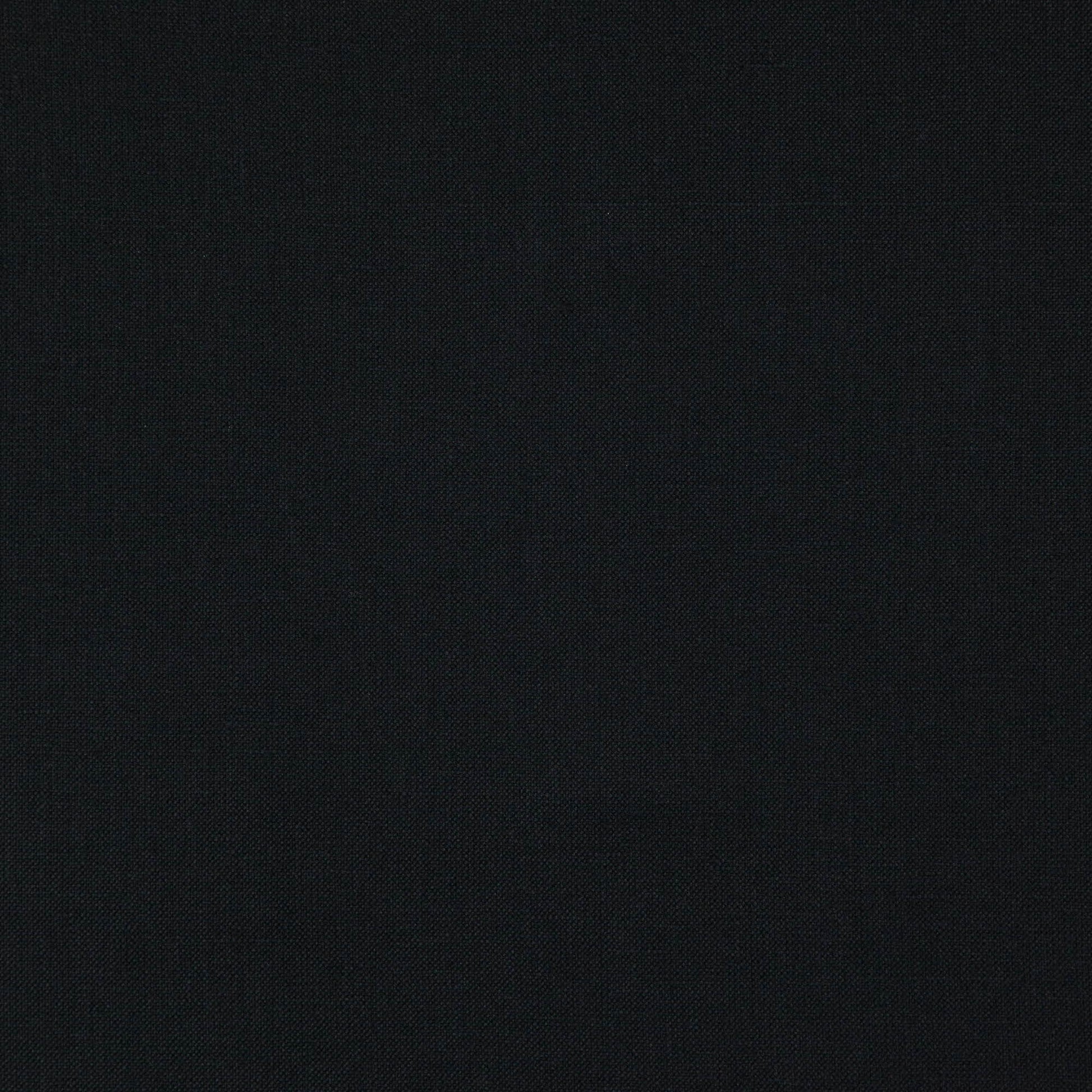 Dark charcoal linen fabric texture close-up; fine weave, versatile for apparel or upholstery.