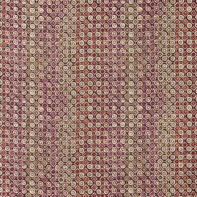 KRAVET COUTURE PRINT GEOMETRIC PLUM,GREEN,ORANGE   - PROCIDA.10.0