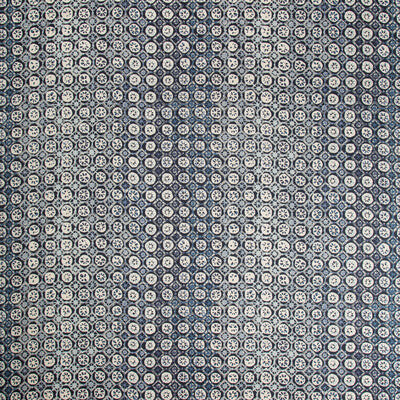 KRAVET COUTURE PRINT GEOMETRIC INDIGO,GREY,LIGHT BLUE   - PROCIDA.50.0