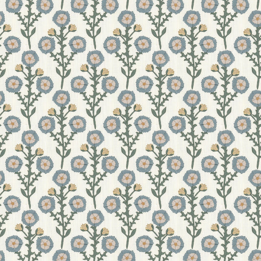 STOUT TEXTILES  MULTIPURPOSE,PRINT TRANSITIONAL,, FLORAL NORSE,TEAL   - PROT-1