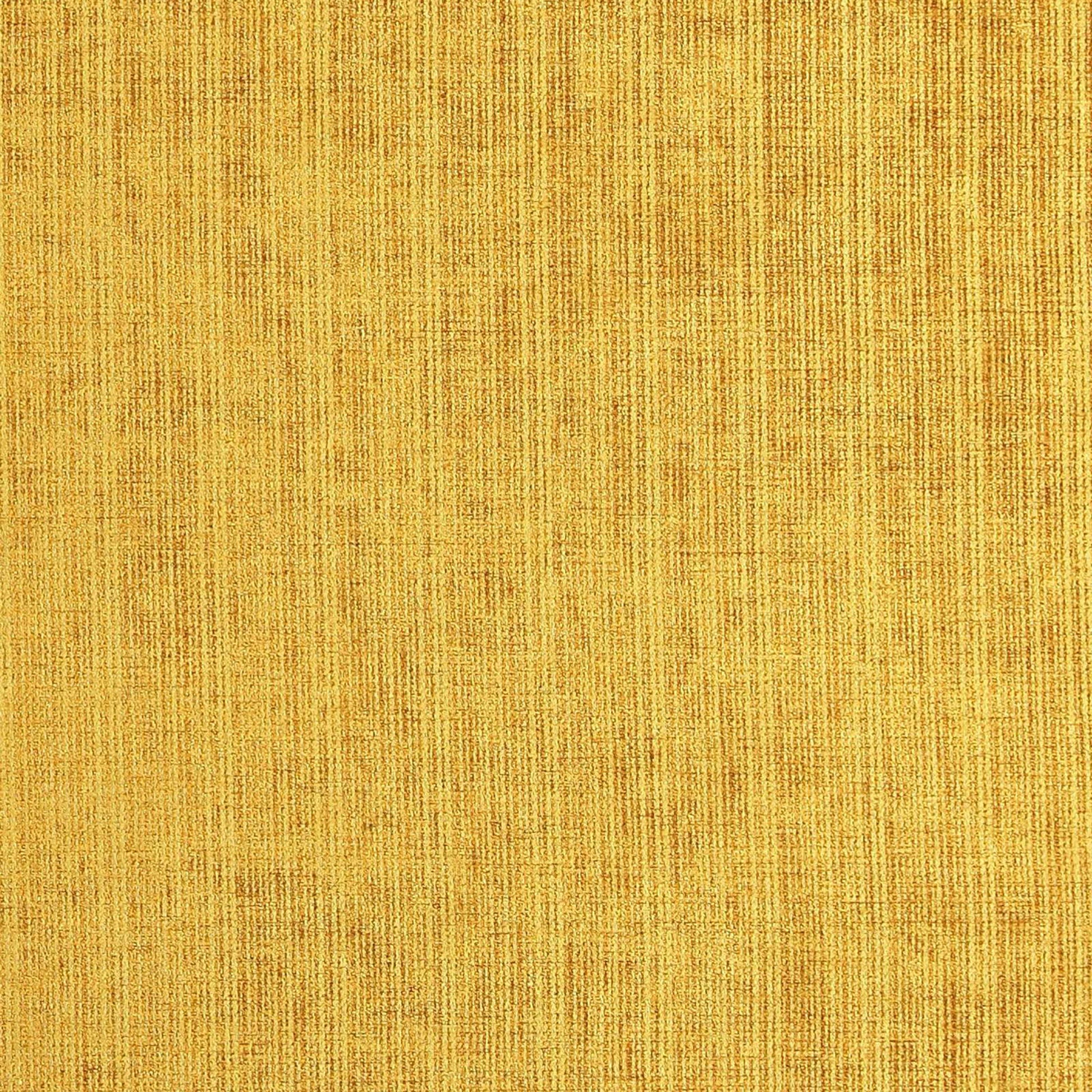 Mustard-yellow and gold striped chenille fabric with a textured surface.