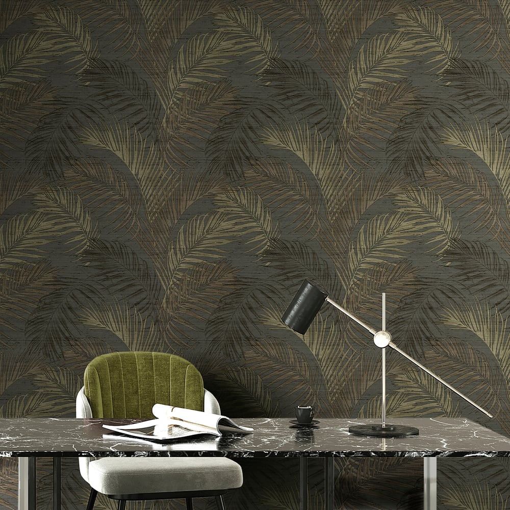 Galerie Wallcoverings Synergy Felce Tonale Galerie Wallcoverings  Black   - PS33319