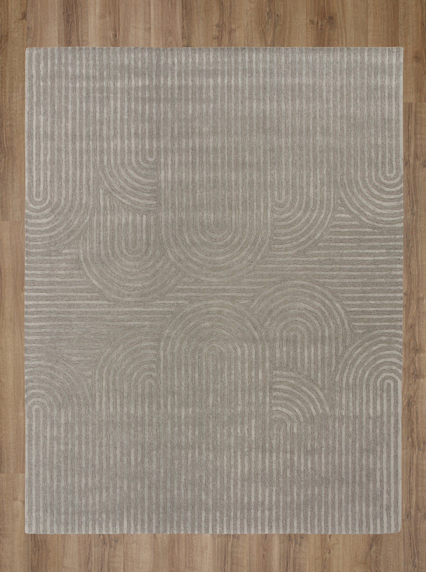 Prism rug in Mid-Century Modern style, 5' x 8'.