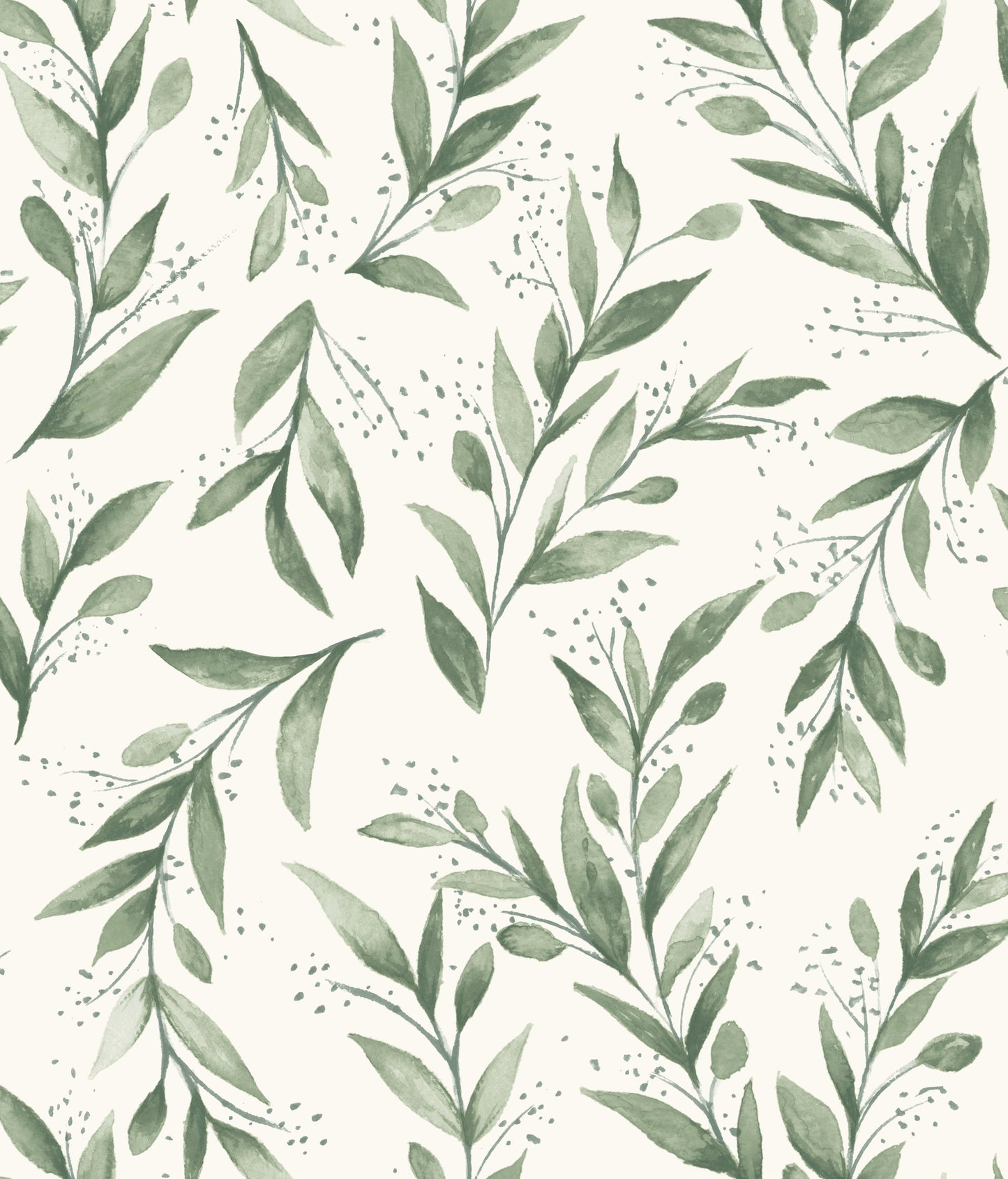York Wallcoverings York Premium Peel + Stick Magnolia Magnolia Home Olive Branch Olive Grove Peel and Stick Wallpaper  Botanical Greens  Wallpaper - PSW1001RL