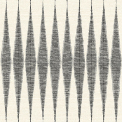 York Wallcoverings York Premium Peel + Stick Magnolia Magnolia Home Handloom Black Peel and Stick Wallpaper  Bohemian Blacks  Wallpaper - PSW1004RL