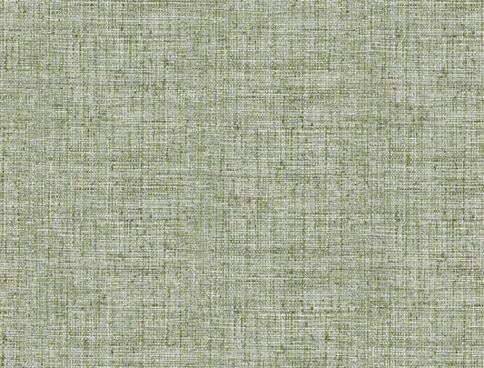 York Wallcoverings York Premium Peel + Stick Papyrus Weave Green Peel and Stick Wallpaper  Textures Greens  Wallpaper - PSW1038RL