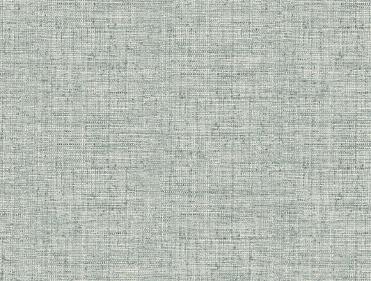 York Wallcoverings York Premium Peel + Stick Papyrus Weave Blue Peel and Stick Wallpaper  Textures Blues  Wallpaper - PSW1040RL