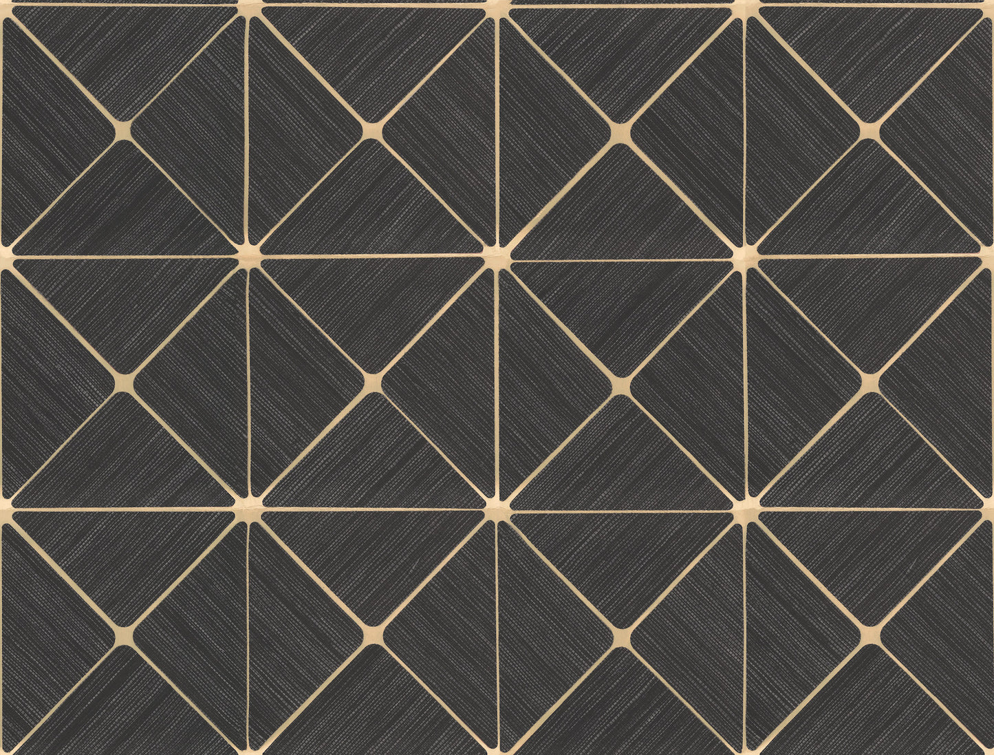 York Wallcoverings York Premium Peel + Stick Double Diamonds Black Peel and Stick Wallpaper  Geometrics Blacks  Wallpaper - PSW1070RL