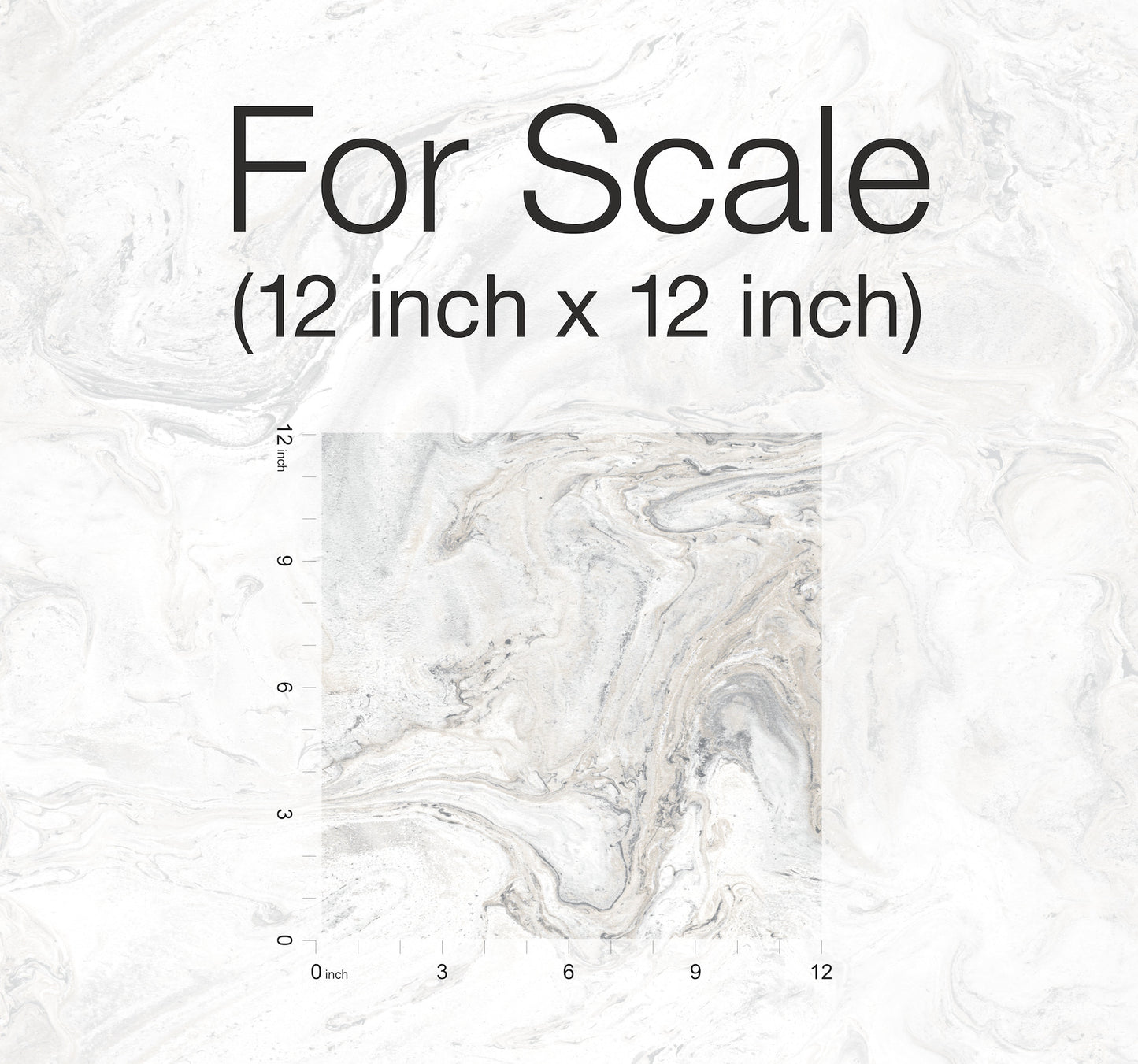 York Wallcoverings York Premium Peel + Stick Oil and Marble White and Grey Peel and Stick Wallpaper  Bohemian Whites and Off-Whites  Wallpaper - PSW1127RL