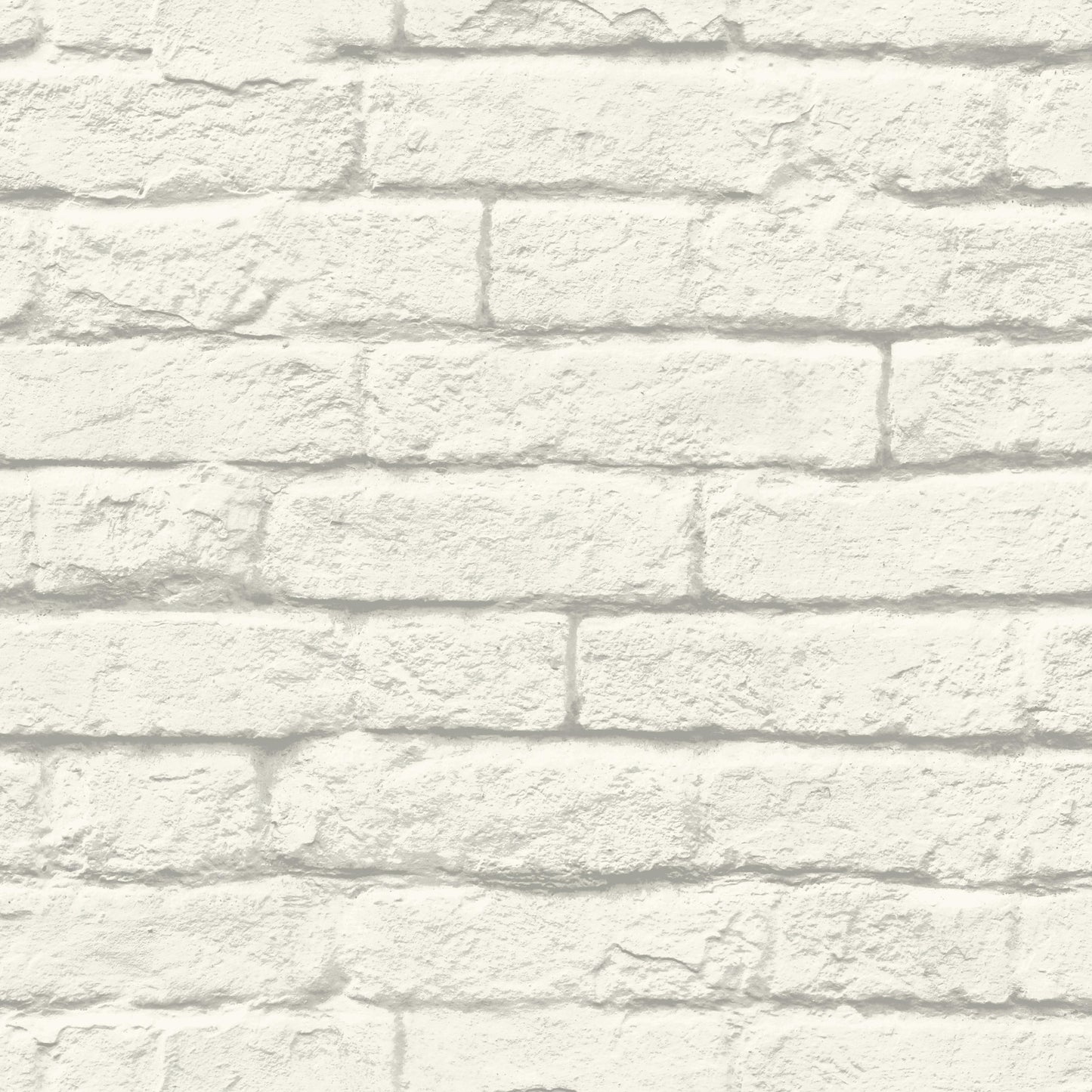 York Wallcoverings York Premium Peel + Stick Magnolia Home Brick and Mortar White Peel and Stick Wallpaper  Textures Whites and Off-Whites  Wallpaper - PSW1174RL