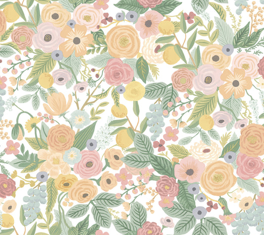 York Wallcoverings Rifle Paper Co. Premium Peel and Stick Garden Party Pastel Peel and Stick Wallpaper  Bohemian Pastels  Wallpaper - PSW1199RL