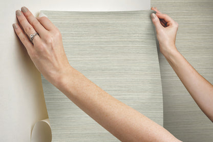 York Wallcoverings Grasscloth, Wood and Stone Cattail Weave Brown Peel and Stick Wallpaper  Weaves Browns  Wallpaper - PSW1278RL