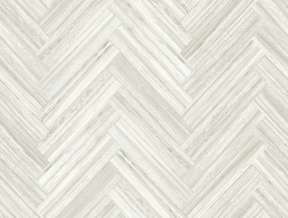 York Wallcoverings Grasscloth, Wood and Stone Hermosa Herringbone Beige Peel and Stick Wallpaper  Brick, Wood and Stone Whites and Off-Whites  Wallpaper - PSW1287RL