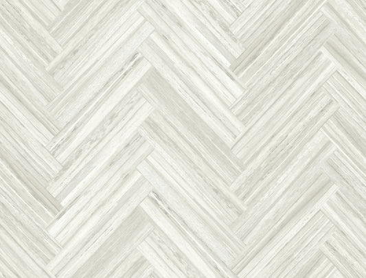 York Wallcoverings Grasscloth, Wood and Stone Hermosa Herringbone Beige Peel and Stick Wallpaper  Brick, Wood and Stone Whites and Off-Whites  Wallpaper - PSW1287RL