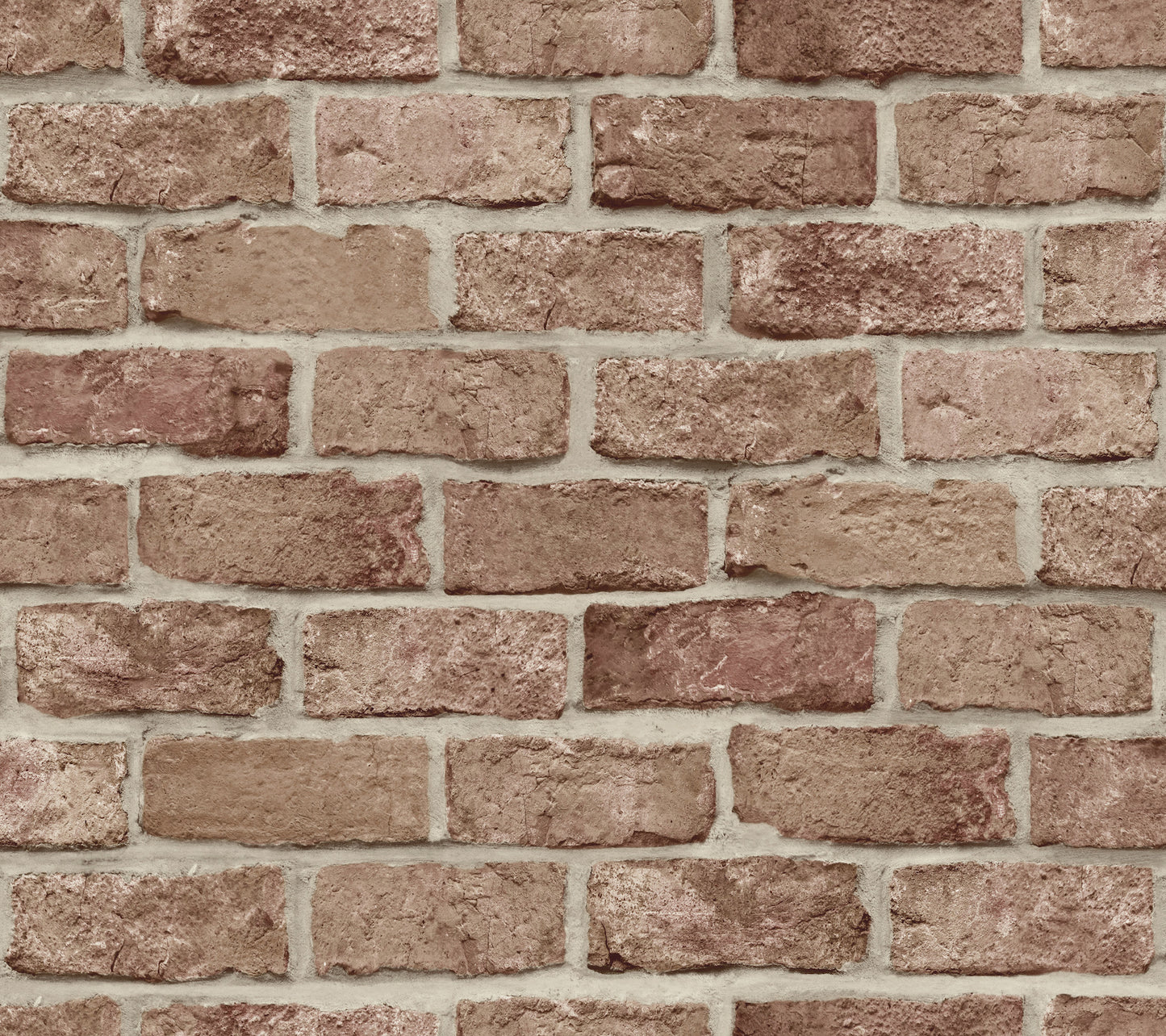 York Wallcoverings Grasscloth, Wood and Stone Stretcher Brick Red Peel and Stick Wallpaper  Brick, Wood and Stone Reds  Wallpaper - PSW1306RL