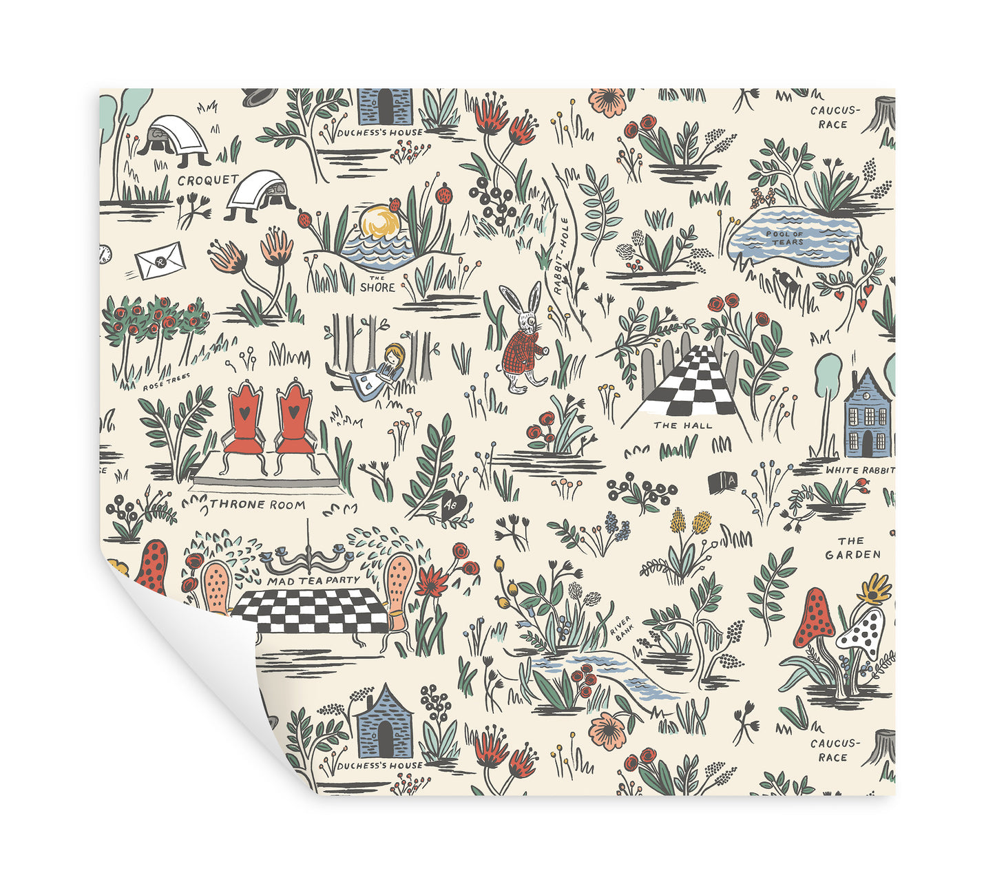 York Wallcoverings Wildlife Wonderland Pastel Peel and Stick Wallpaper  Novelty Pastels  Wallpaper - PSW1330RL