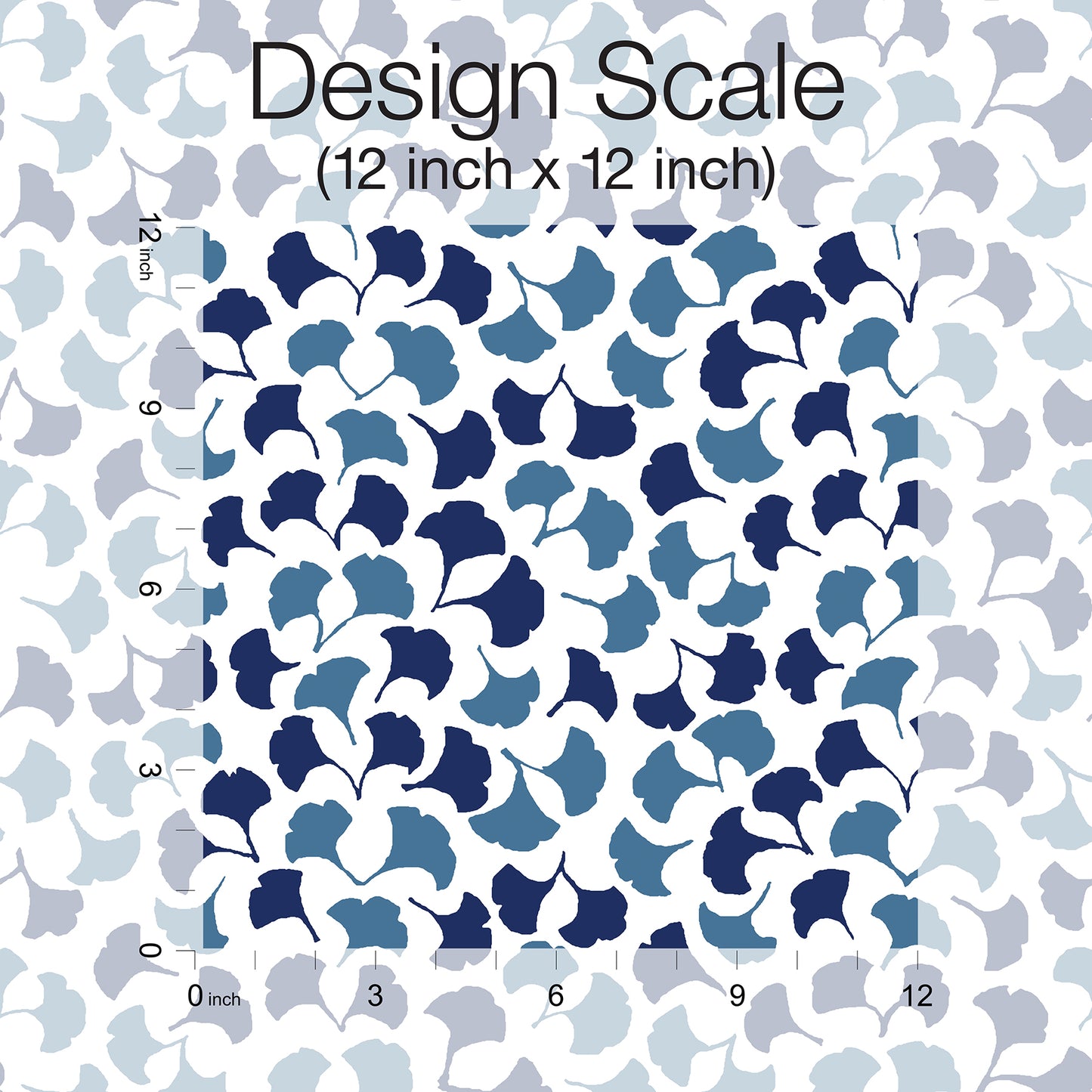 York Wallcoverings Madcap Cottage Forest Glade Navy Blue Peel and Stick Wallpaper  Botanical Blues  Wallpaper - PSW1390RL